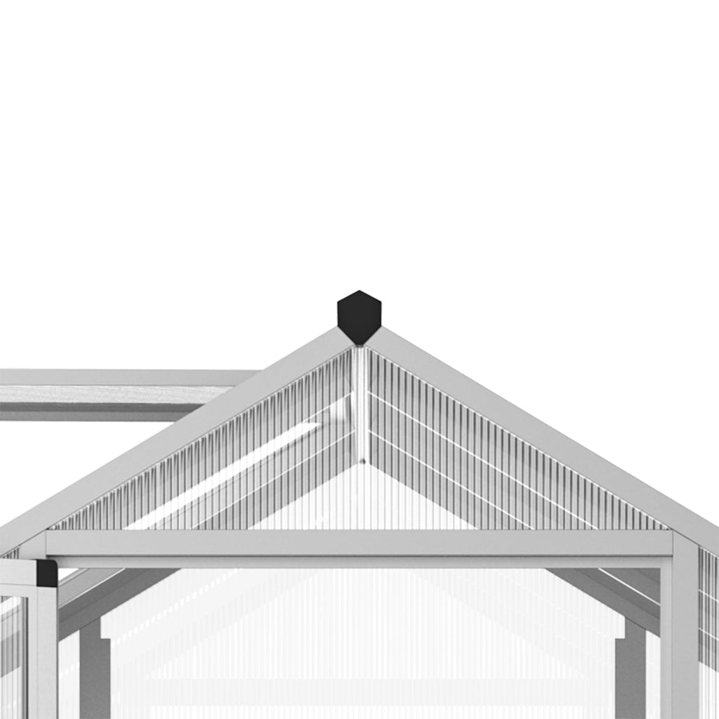 Outsunny Polycarbonate Greenhouse, Up to 60 Sq Ft (4 ft × 6 ft to 10 ft × 6 ft)