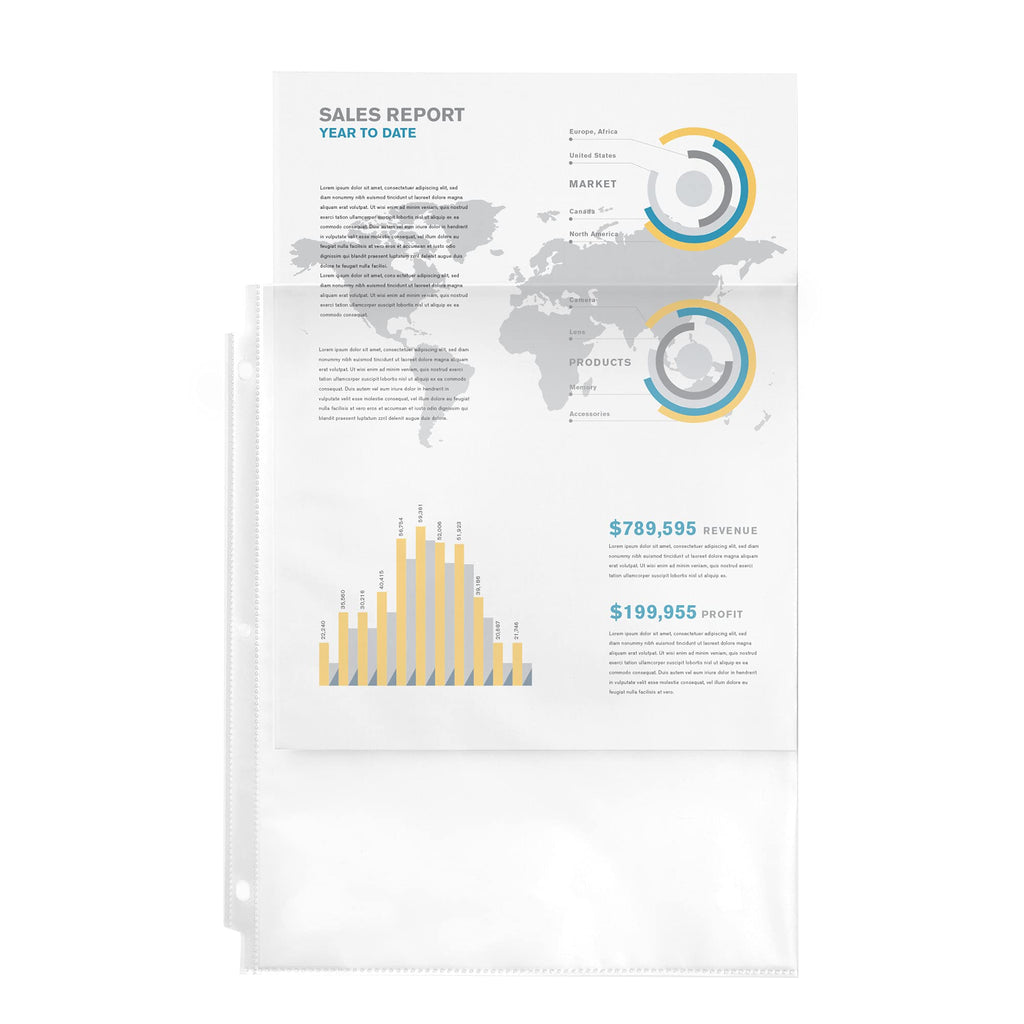 Avery Clear Standard Weight Sheet Protectors, Top Load, 10 Document Protectors (75540)