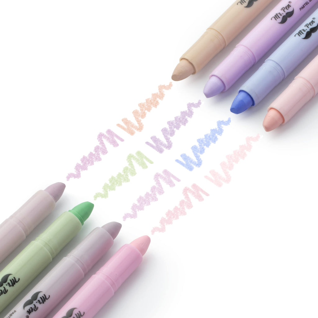 Mr. Pen- No Bleed Gel Highlighters, Vibrant Colors, 8 Pack