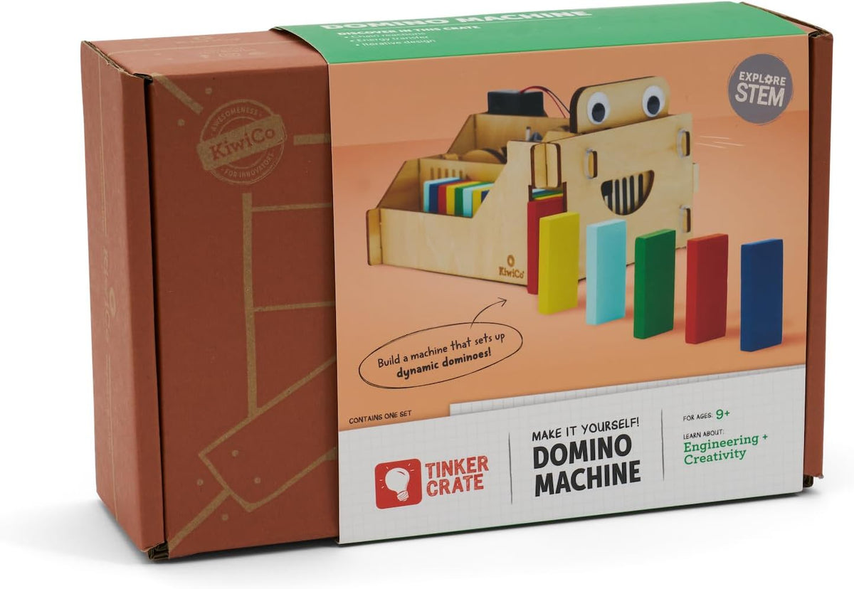 KiwiCo Domino Machine STEM Toy - Automatic Chain Reaction Builder, Ages 9+