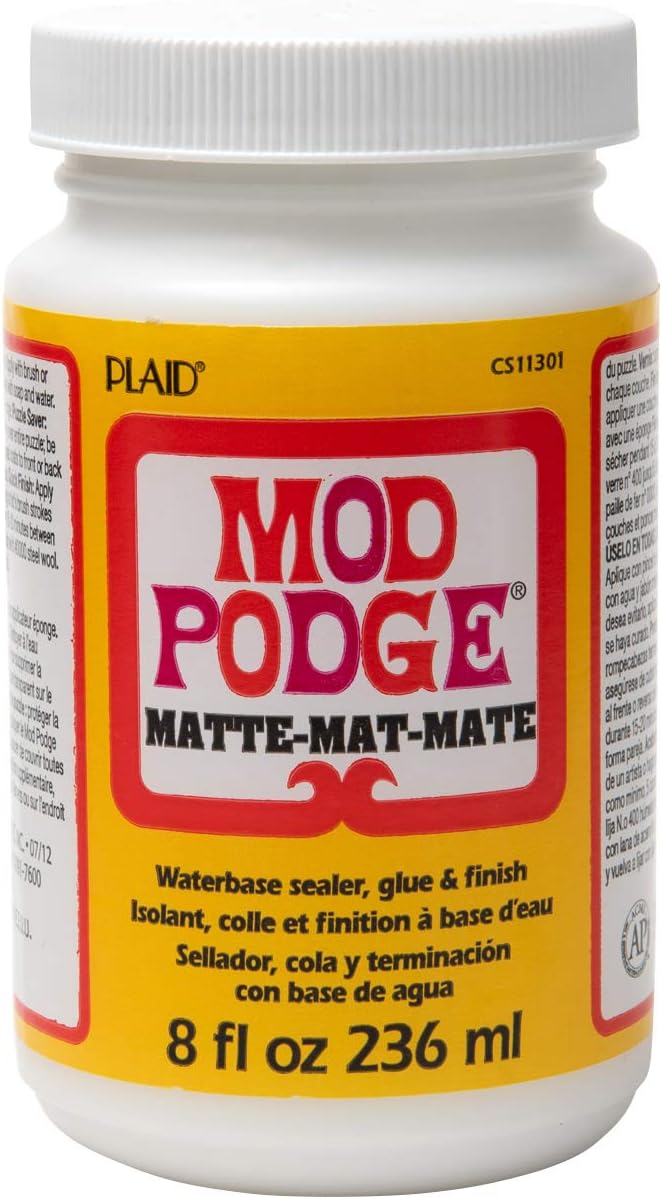 Mod Podge Matte Decoupage Glue, Sealer & Finish – Multiple Sizes
