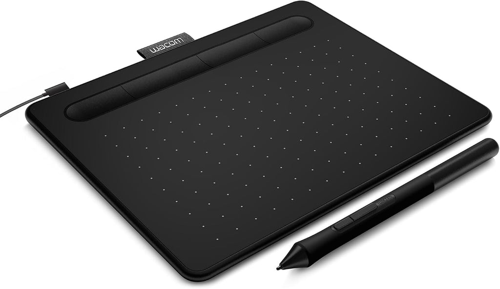 Wacom Intuos Small, Wired Graphic Drawing Tablet with Pen + Software