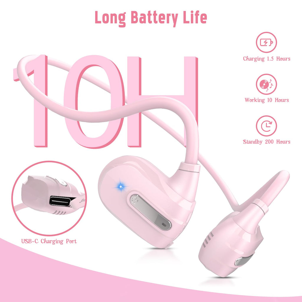 BANIGIPA Kids Headphones, Open Ear Headphones for Teens Child Boys Girls