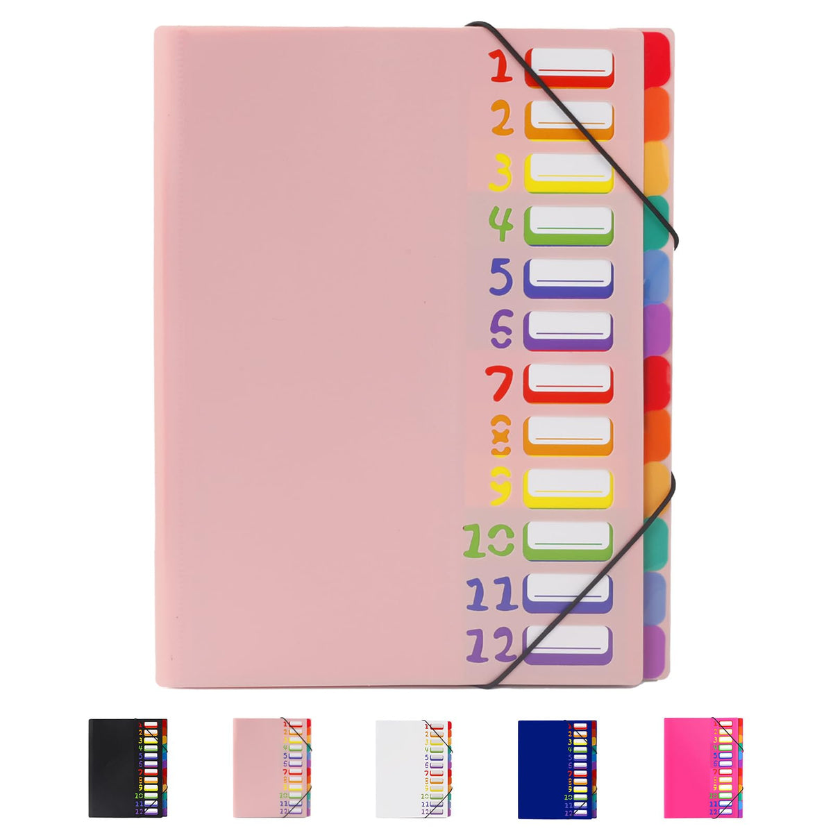 24 Pockets Expanding File Folder Organizer,Accordion File Organizer
