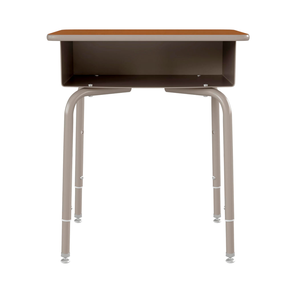 EMMA + OLIVER Adjustable Student Desk with Book Box