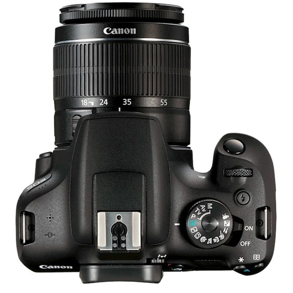 Canon EOS Rebel T7 DSLR Camera with EF-S 18-55mm F3.5-5.6 is II Lens Bundle