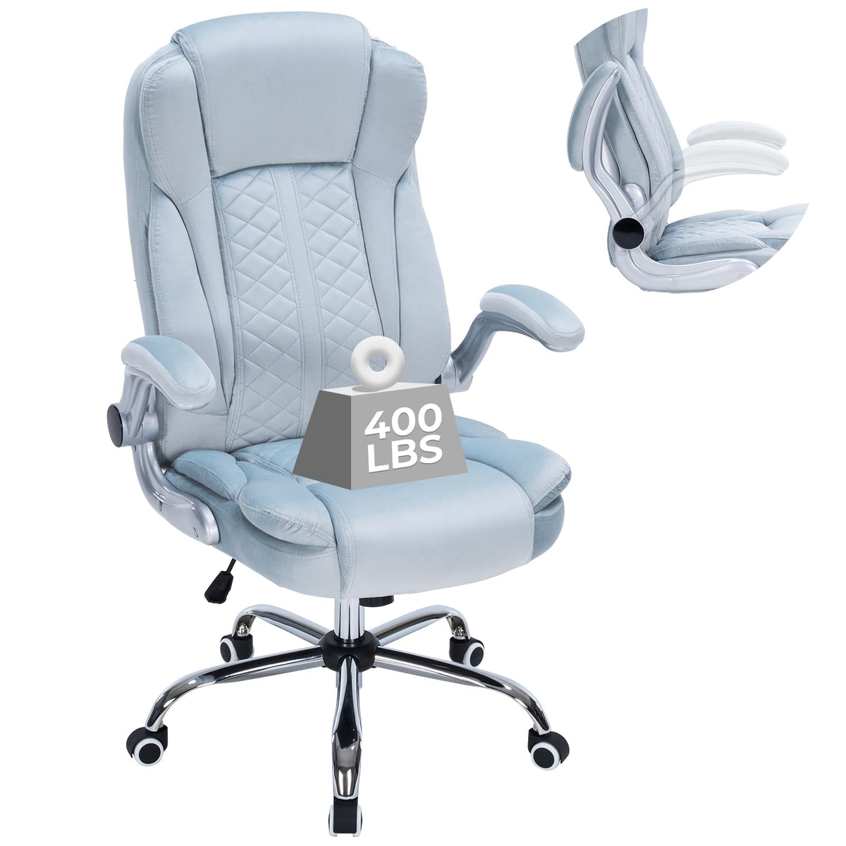 HESL 350 lb High-Back Executive Desk Chair (Multiple Colors)
