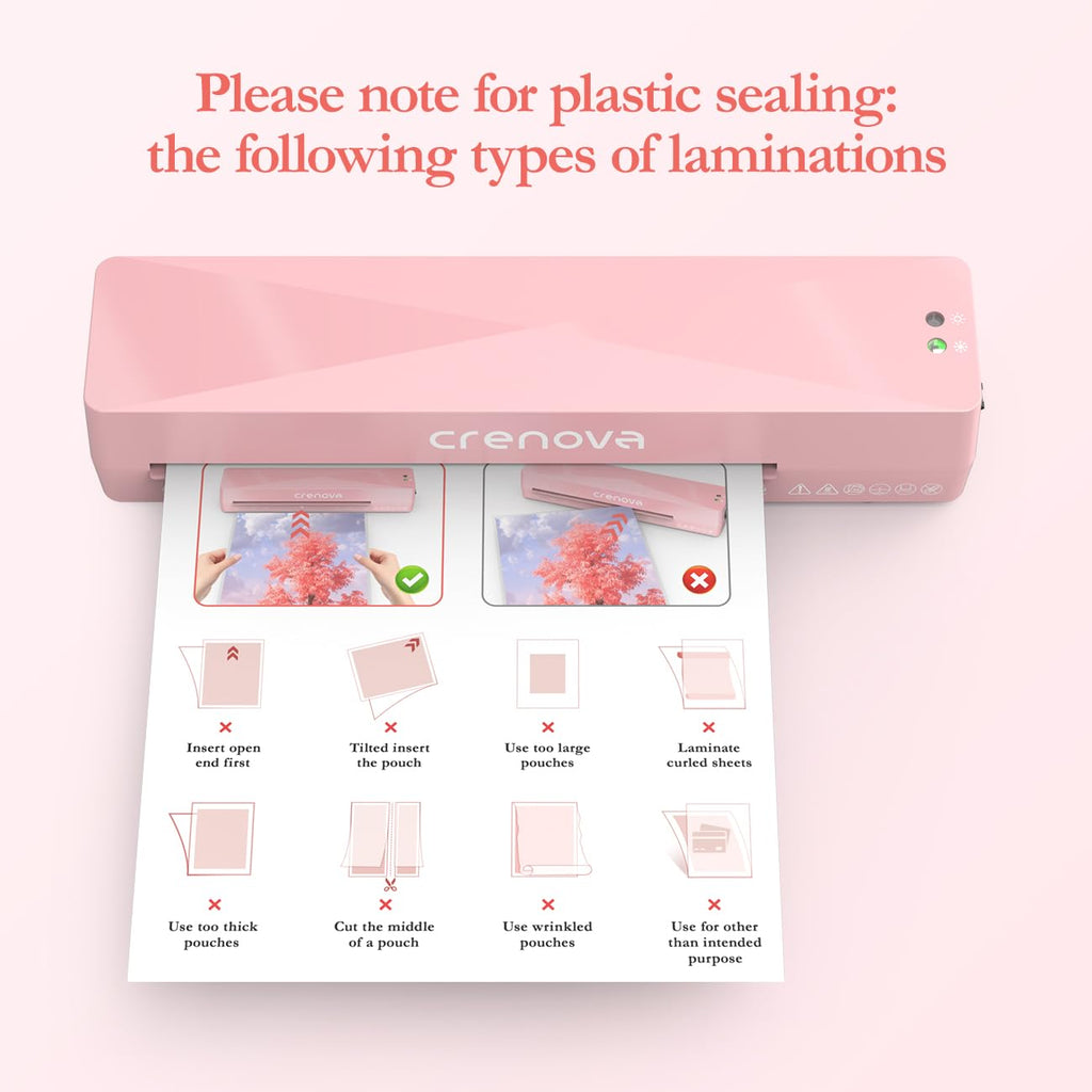13" A4 Thermal Laminator with 10 Laminating Sheets