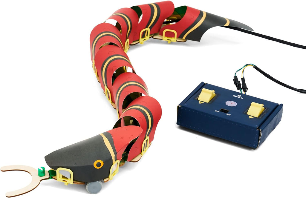 KiwiCo Remote Control Snake Robot - DIY Robotics Building Kit for Ages 9+