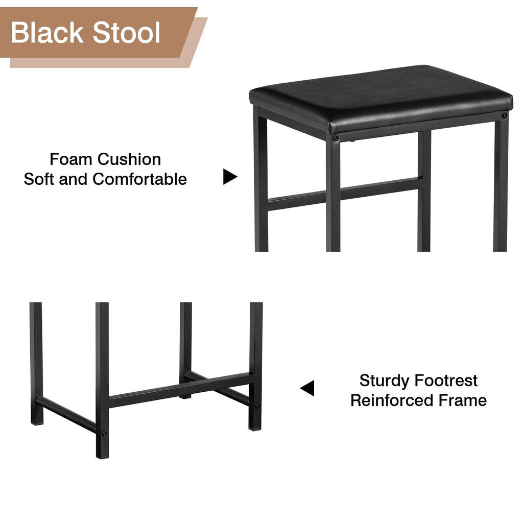 VECELO Adjustable Drafting and Art Desk with Stool