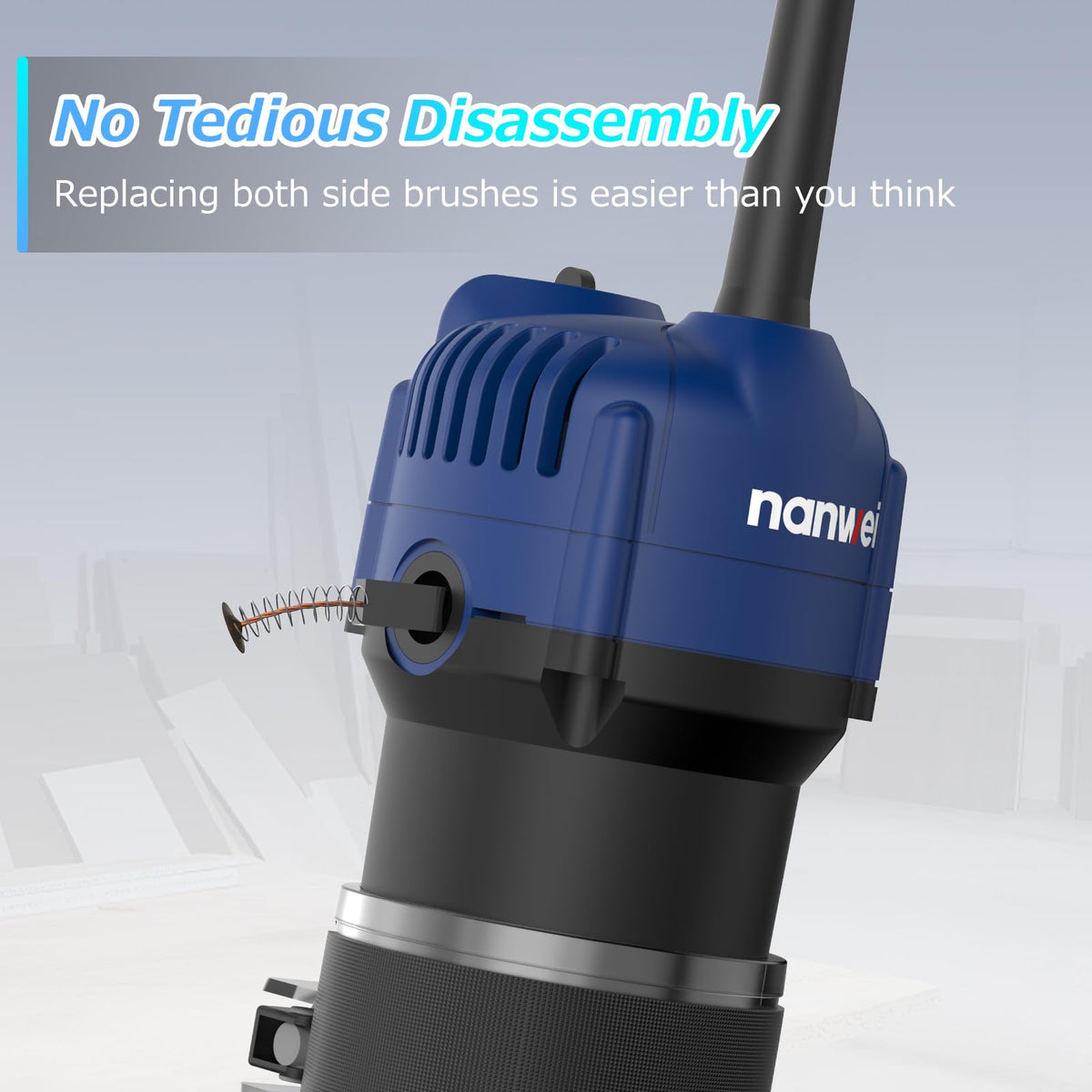 NANWEI 450W Router Tool for Woodworking, Hand Wood Router Tool, 32000rpm Compact Edge Trimmer（No Bits）