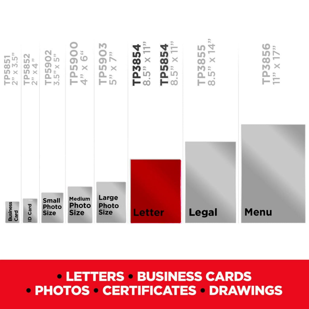 Scotch: Letter Size Thermal Laminating Pouches