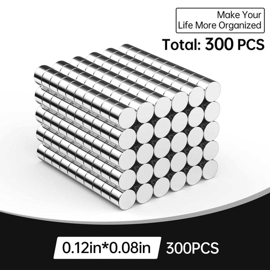 350Pcs Magnets for 3D Printing, Rare Earth Magnets for Crafts