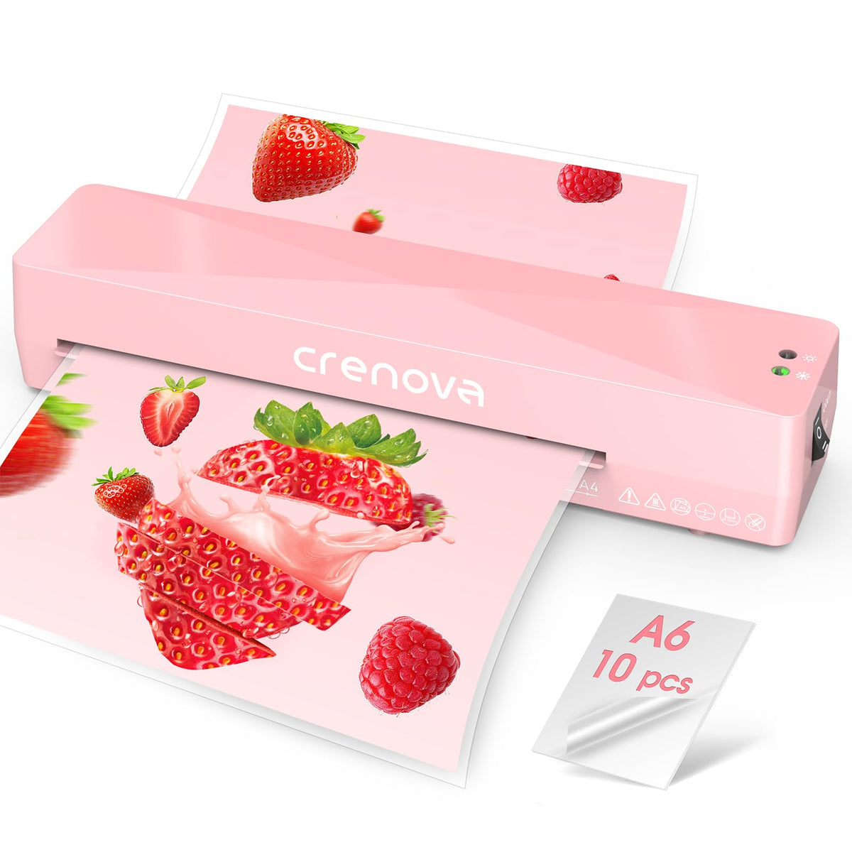 13" A4 Thermal Laminator with 10 Laminating Sheets