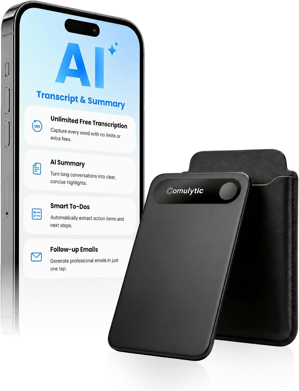 Comulytic Note Pro AI Voice Recorder, AI Meeting Recorder and Note Taker