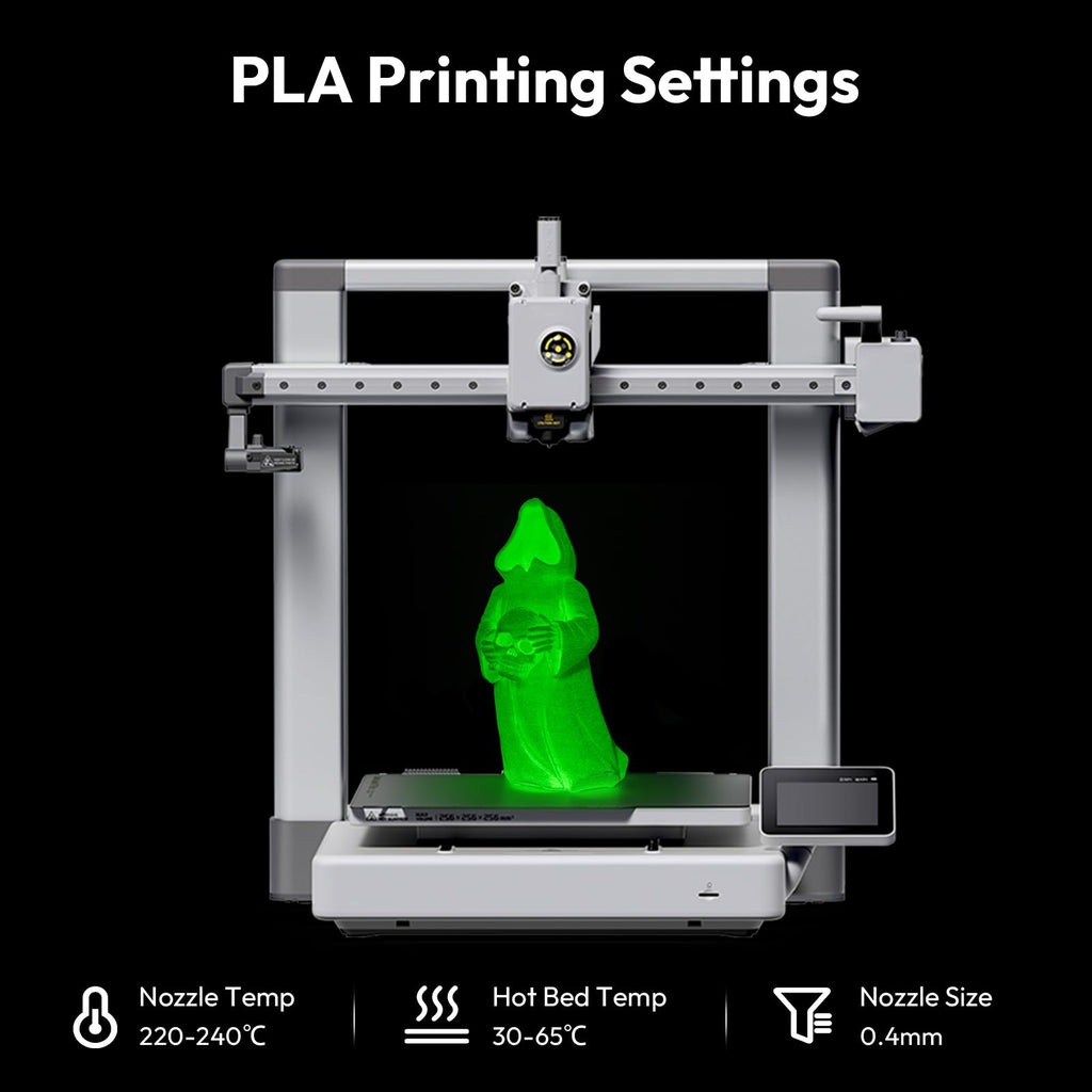 AMOLEN 3D PLA Printer Filament, 1.75mm Glow in The Dark Shiny Firefly Blue PLA Filament for 3D Printing, Best with UV Lamps, 1kg Spool (2.2lbs), Dimensional Accuracy +/- 0.02 mm, Fit Most 3D Printers