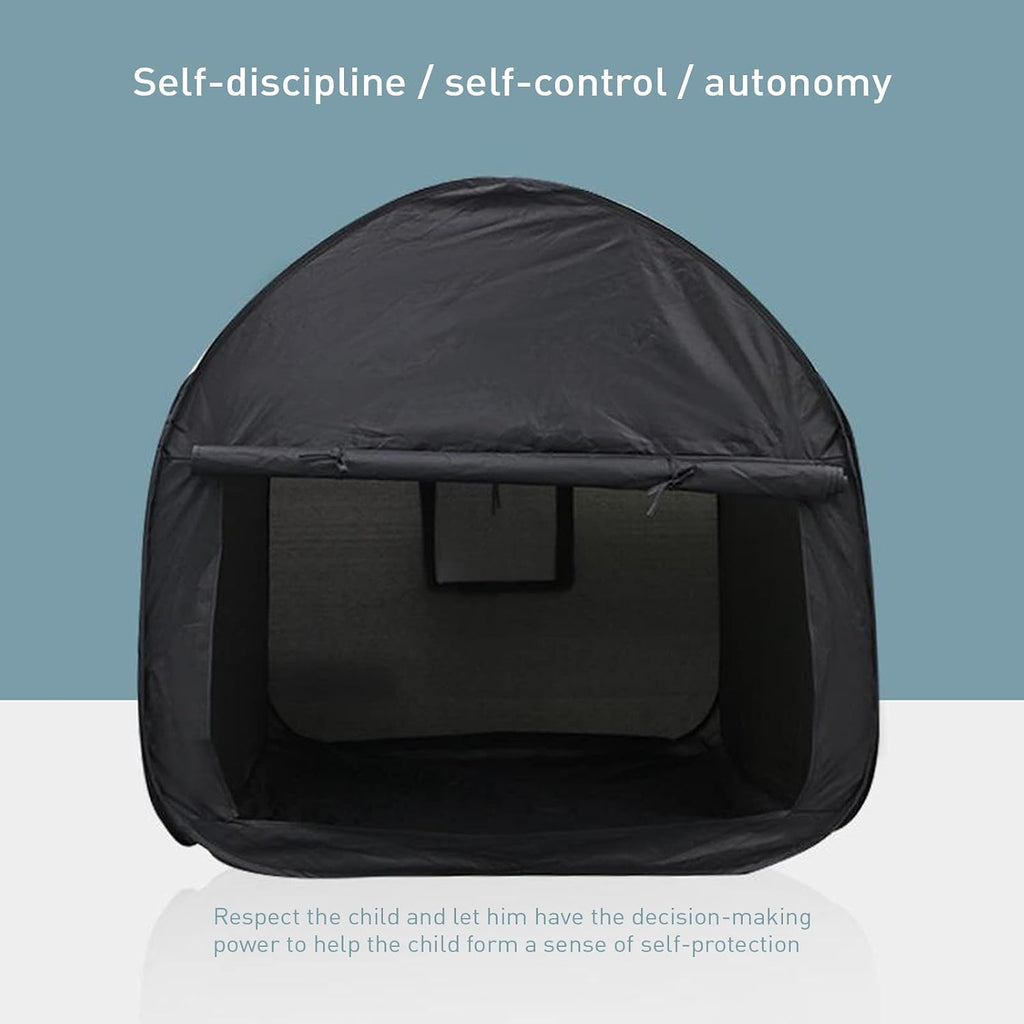 Sensory Tent for Kids 35.4 * 35.4 * 35.4 in- CPC Certified Calming Hideout with Blackout & Quiet Corner | Portable Collapsible Pop-Up Tent for Autism, ADHD, SPD | Improve Focus in Classroom, Bedroom