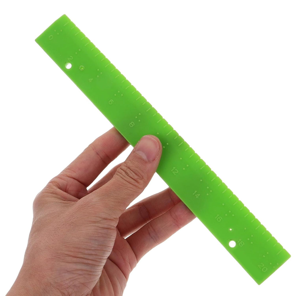 Ipetboom Braille Ruler for the Visually Impaired, Tactile Measuring Tool