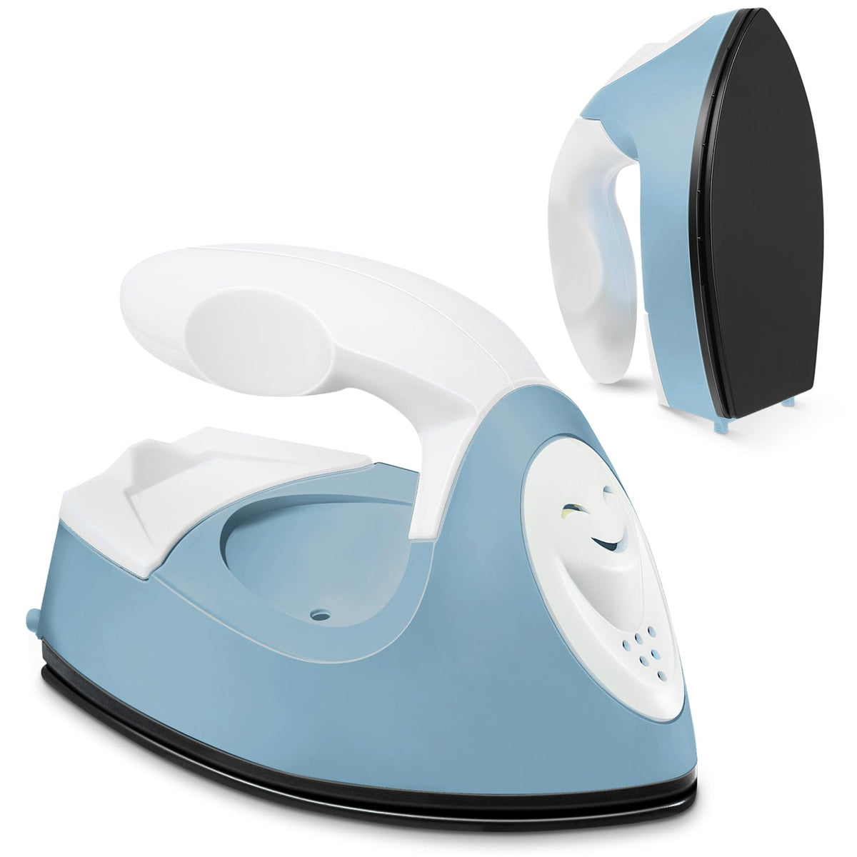 Honoson Mini Iron for Craft Small Iron on Patch Fuse Bead, Mint Green