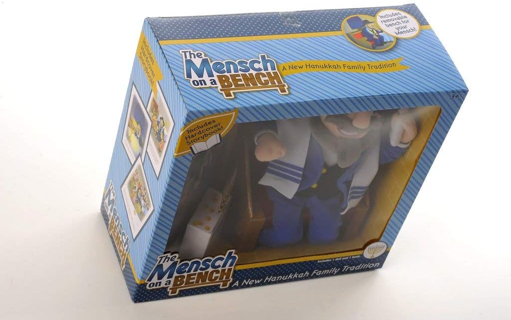 The As Seen on Shark Tank Hanukkah Decor with Hardcover Book and Removable Bench