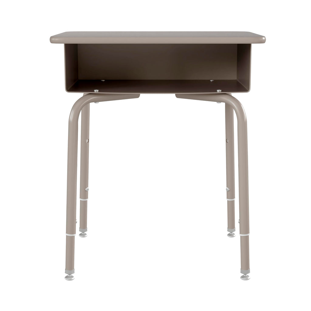 EMMA + OLIVER Adjustable Student Desk with Book Box