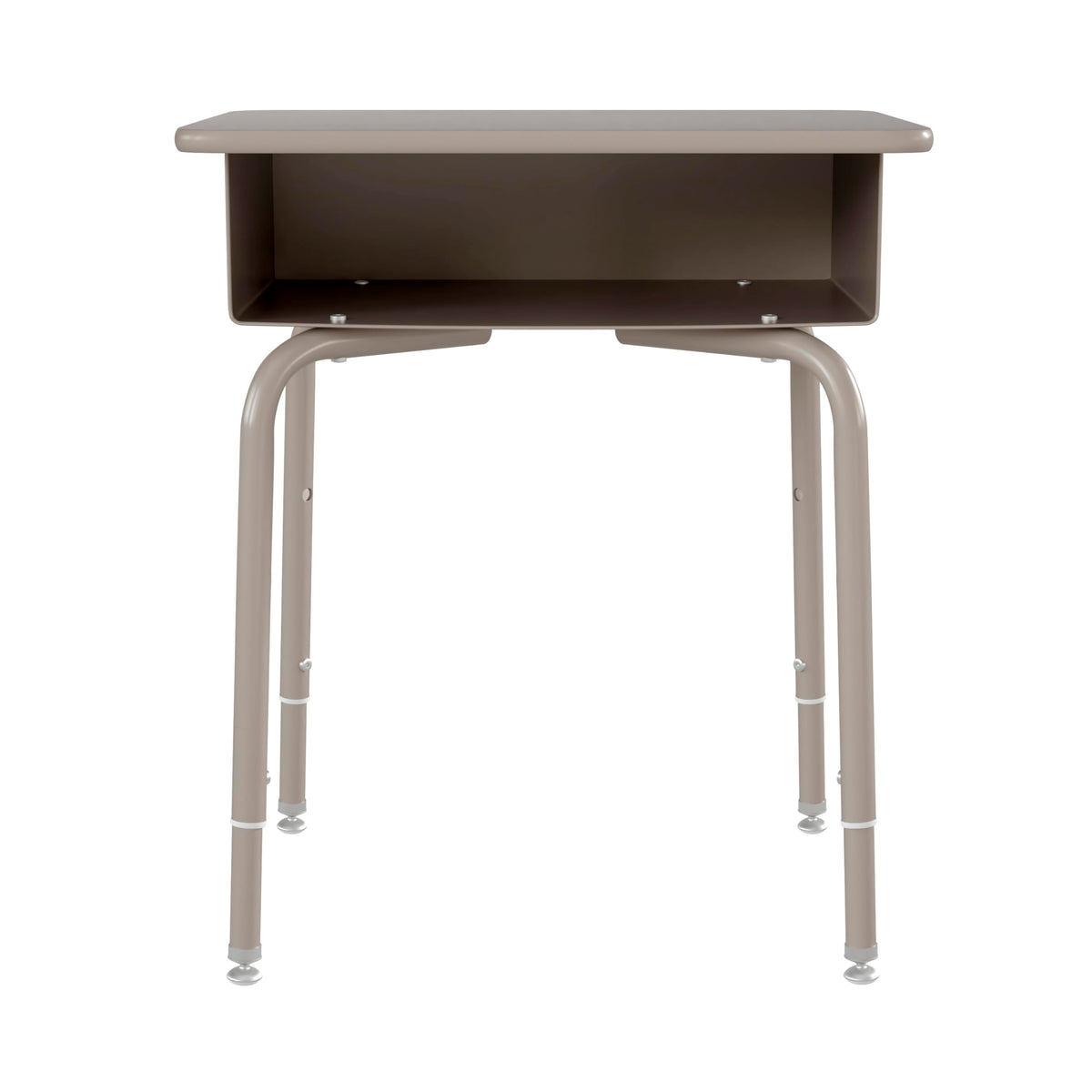 EMMA + OLIVER Adjustable Student Desk with Book Box