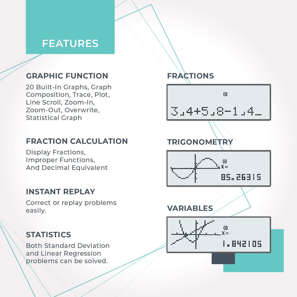 CATIGA CS-121 Scientific Graphing Calculator