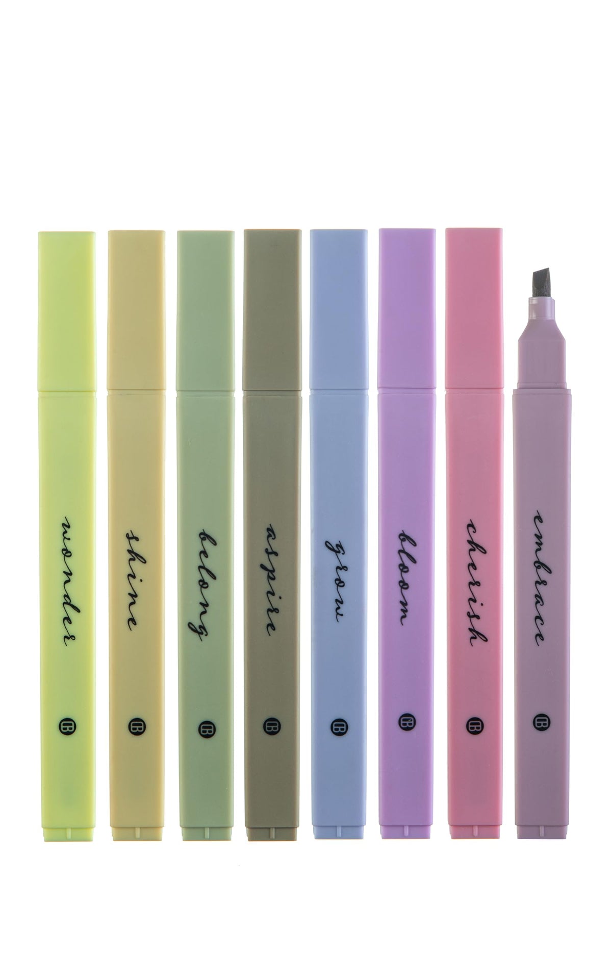 DIVERSEBEE Bible Highlighters with Soft Chisel Tip, No Bleed (Pastel)