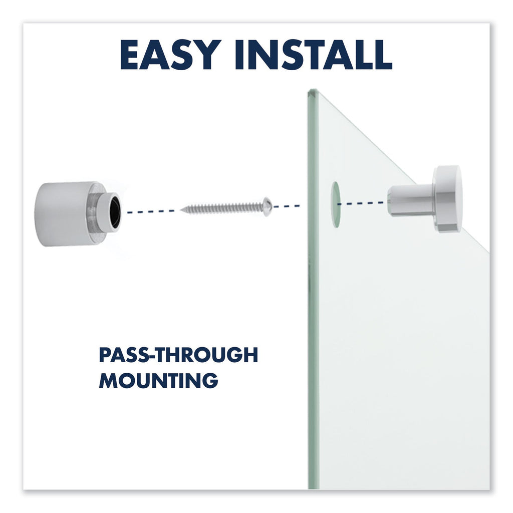 Quartet Infinity Magnetic Glass Marker Board, 24 x18, White