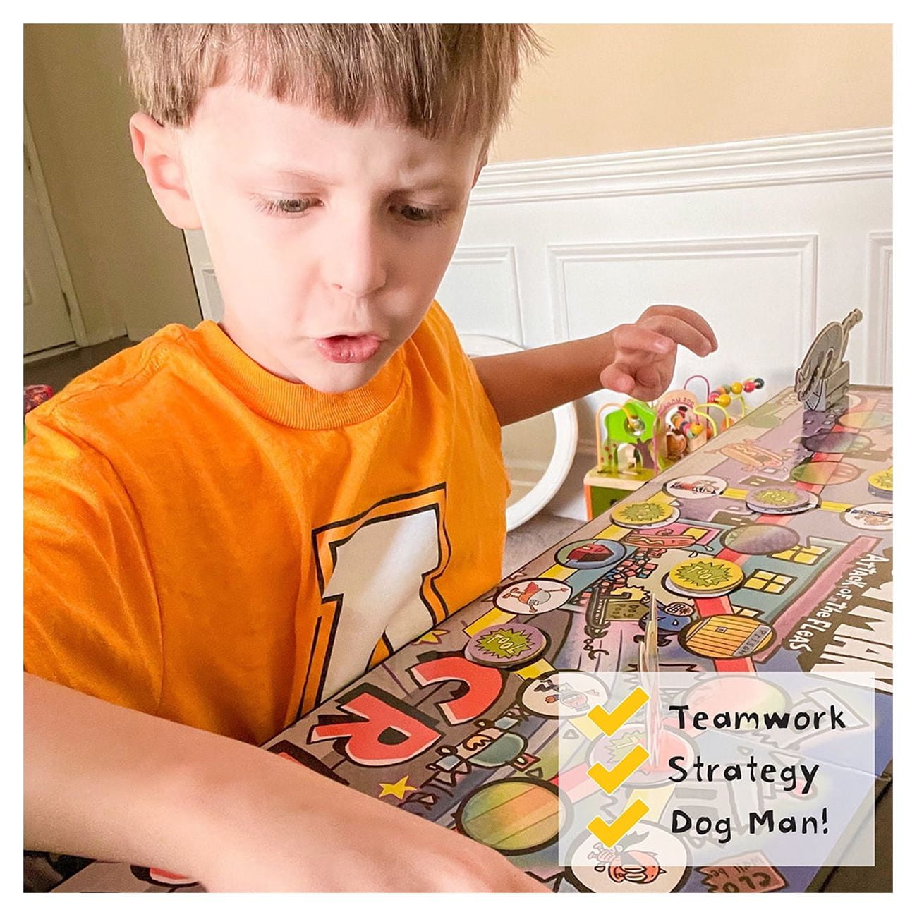 University Games | Dog Man Attack of The FLEAS Cooperative Board Game