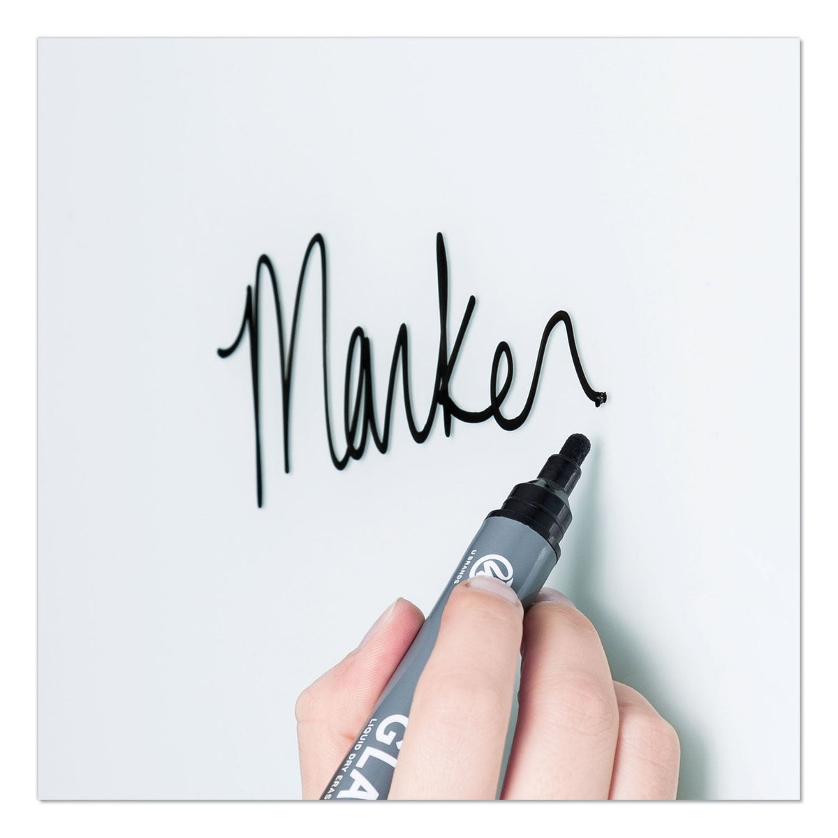 U Brands Magnetic Glass Dry Erase Board Value Pack, 36 x 36, White