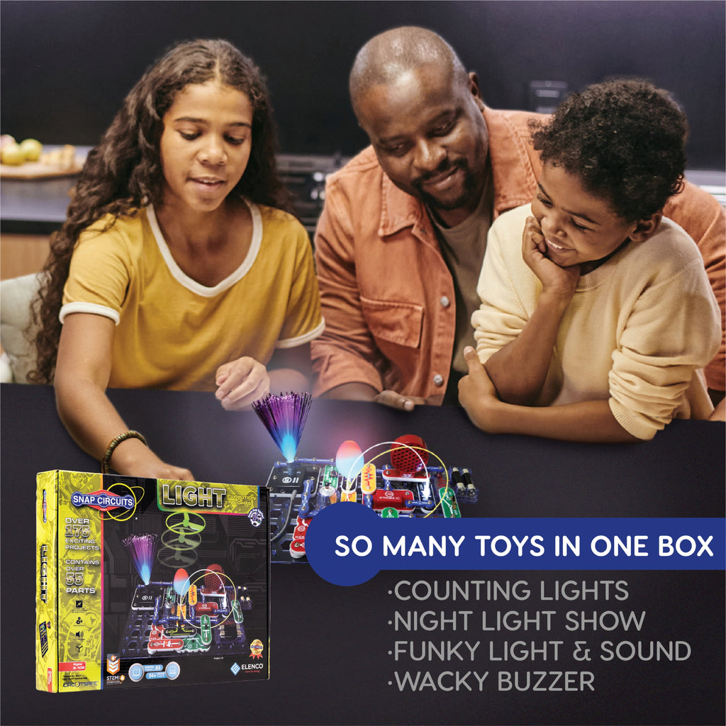 Snap Circuits® Light SCL175 | Electronic Science Kit | 175 Project ST