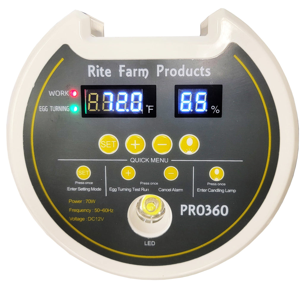 DELUXE PRO 360 RITE FARM PRODUCTS 21 EGG CHICKEN INCUBATOR HATCHER & A