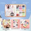 Incraftables Sewing Kit – 30pcs Multicolor Threads, 75+ Pcs Crafting