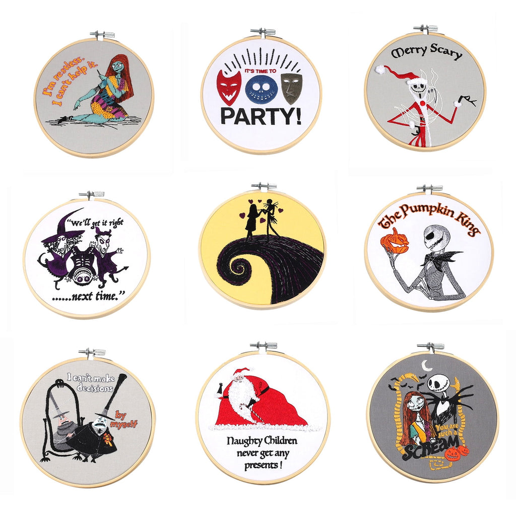 Disney Tim Burton's the Nightmare Before Christmas Embroidery (Hardcov