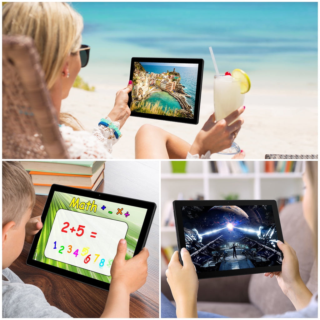 10.1 Inch Android 15 Tablet, Octa-Core Touch Screen Tablet, 10GB RAM+6
