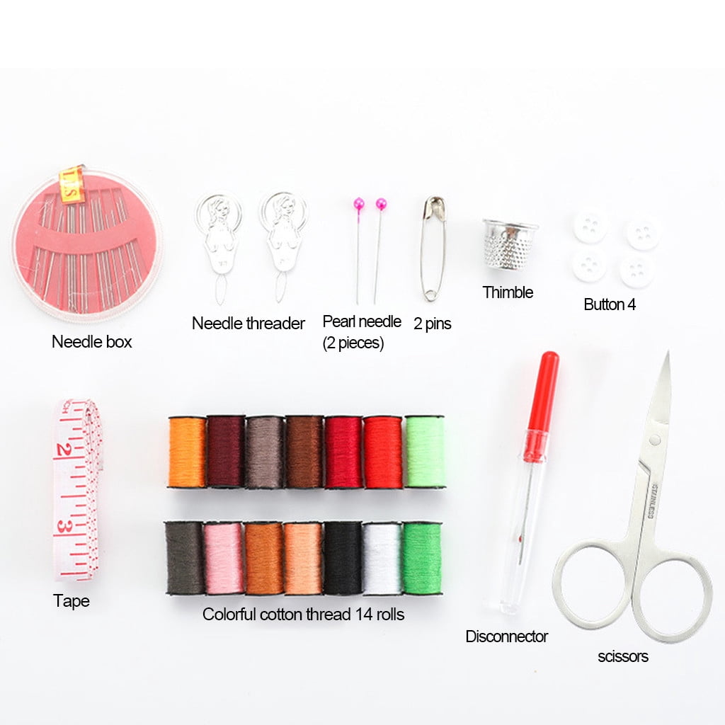 Sewing Kit Home Sewing Supplies Set Portable Needle and Thread Kit Eme