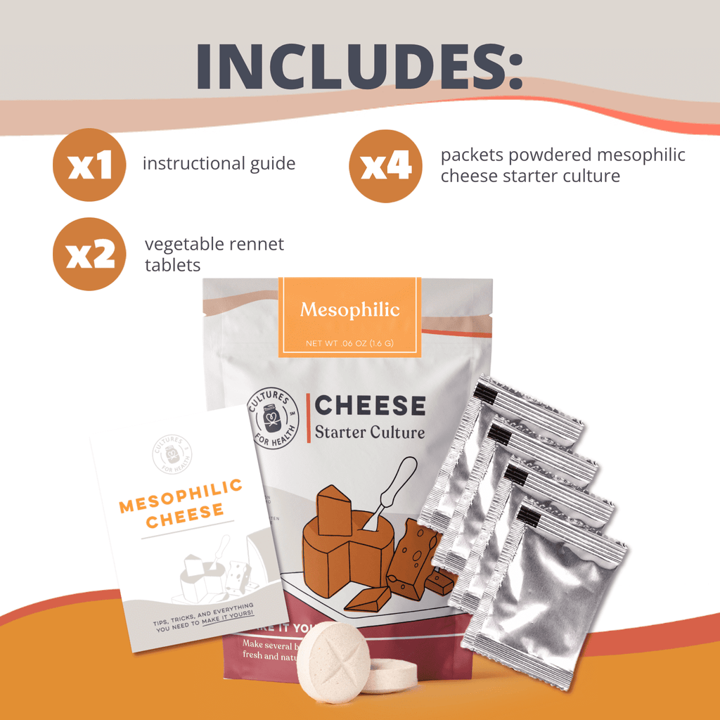 Cultures For Health Mesophilic Cheese Starter Culture, Make Your Own C