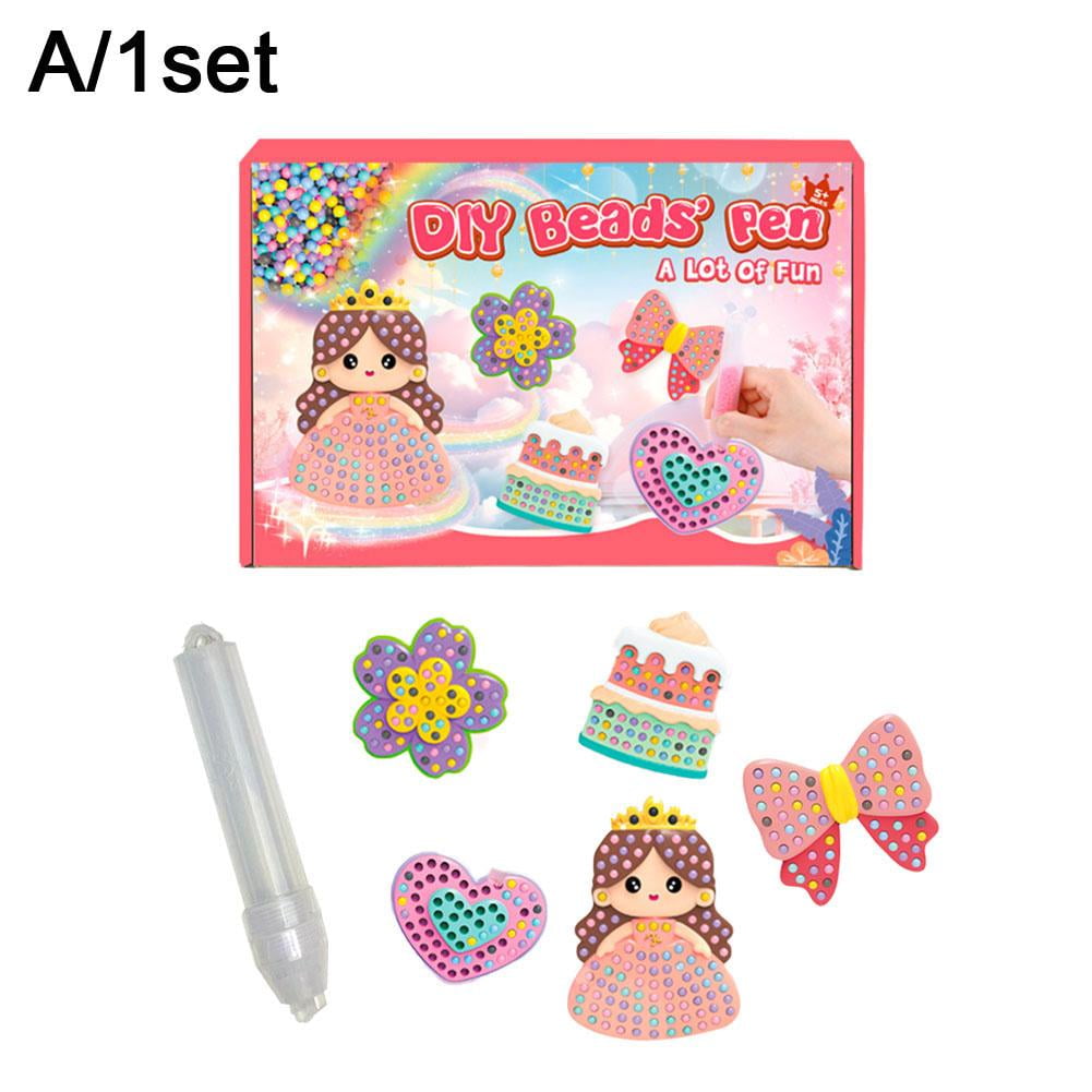 DIY Bead Painting Kit, Enhances Fine Motor Skills & Creativity, Fun Ed