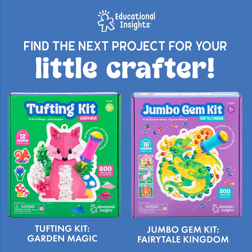 Educational Insights Pom Pom Craft Kit, Arts & Crafts Sets And Supplie