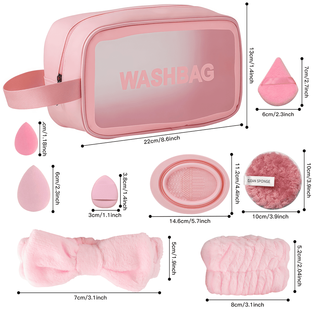 42Pcs Professional Makeup Brush Set, All-in-One Makeup Kit with Sponge