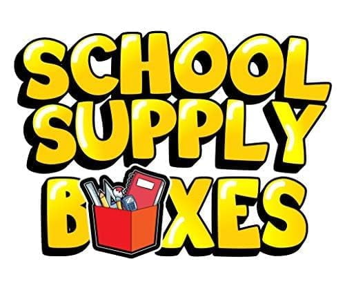 School Supply Boxes | Lapboard Case (4 Boxes) | Back to School Essenti