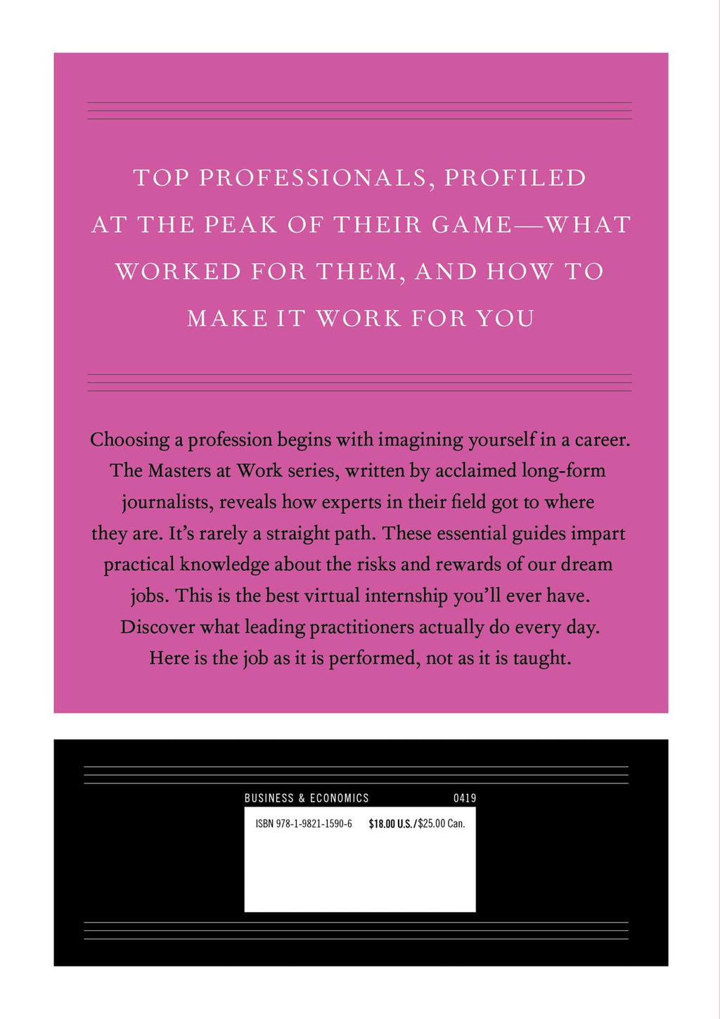 Masters at Work: Becoming a Hairstylist (Hardcover)