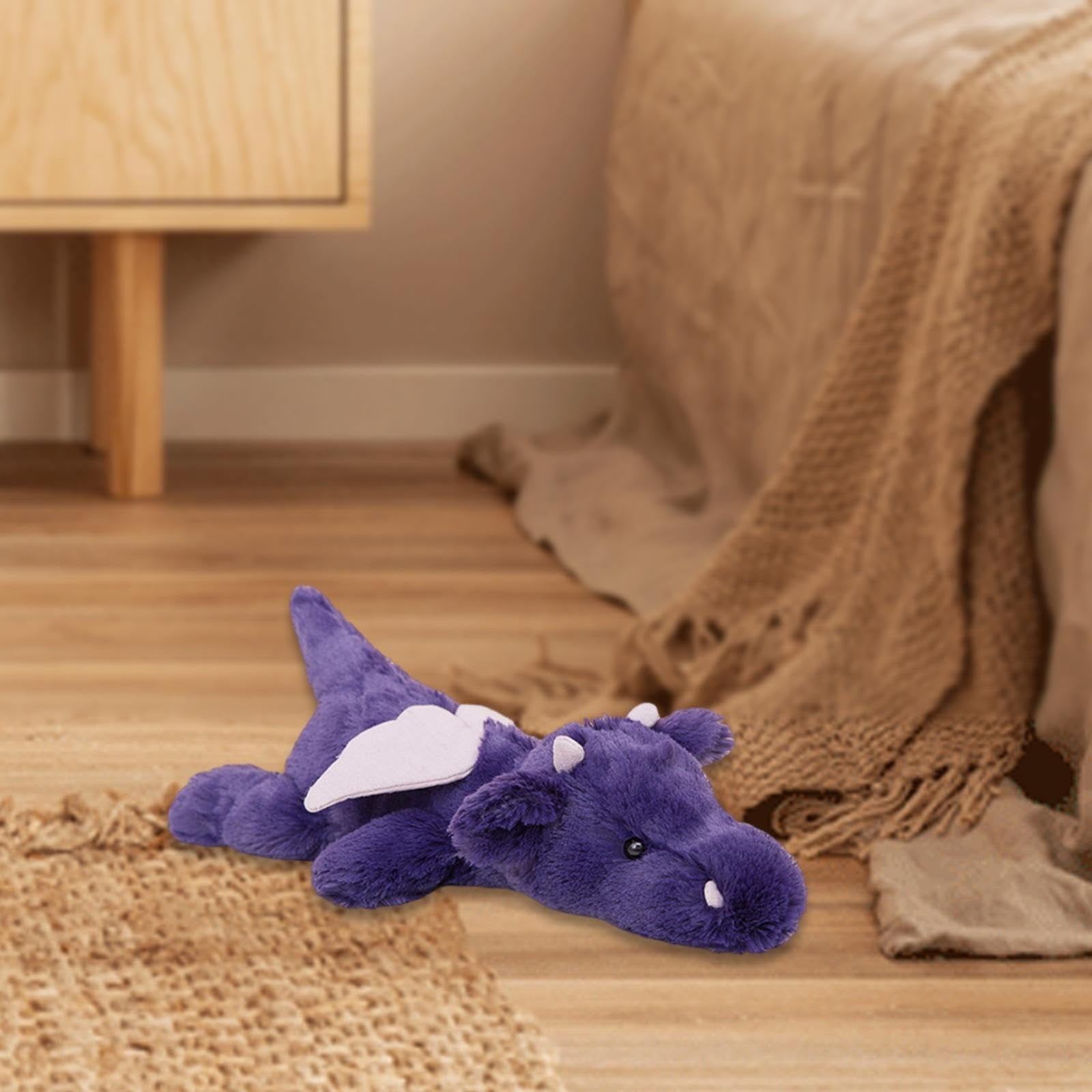 BINGLI Fire Dragon Plush 15.75" Soft Weighted Dragon Stuffed Animals G