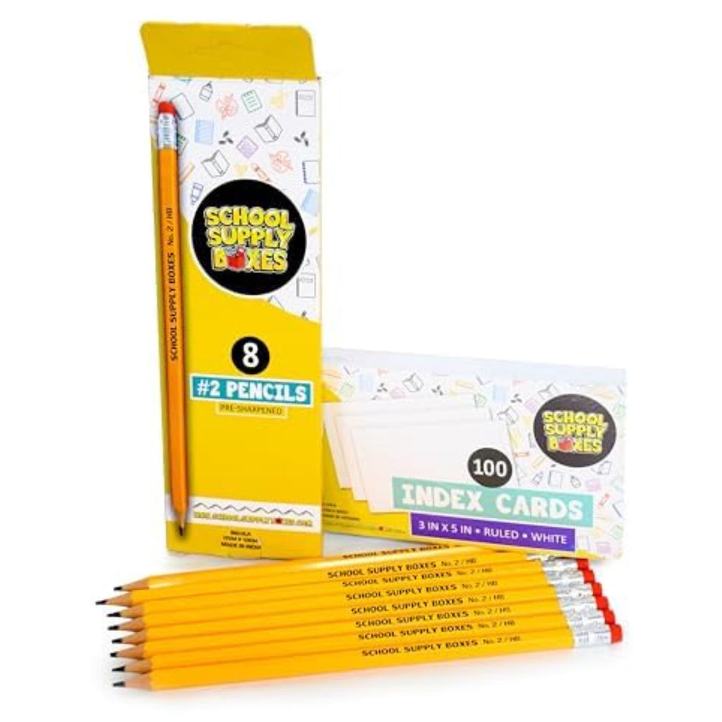 School Supply Boxes | Elementary School Bundle (78 Piece) | House Bran