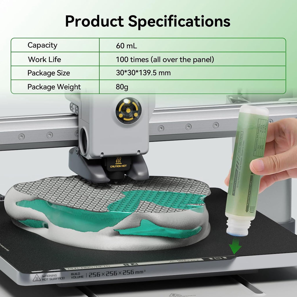 Compatible with Bambu Lab 3D Printer Adhesive Glue | Strong Grip Reduc