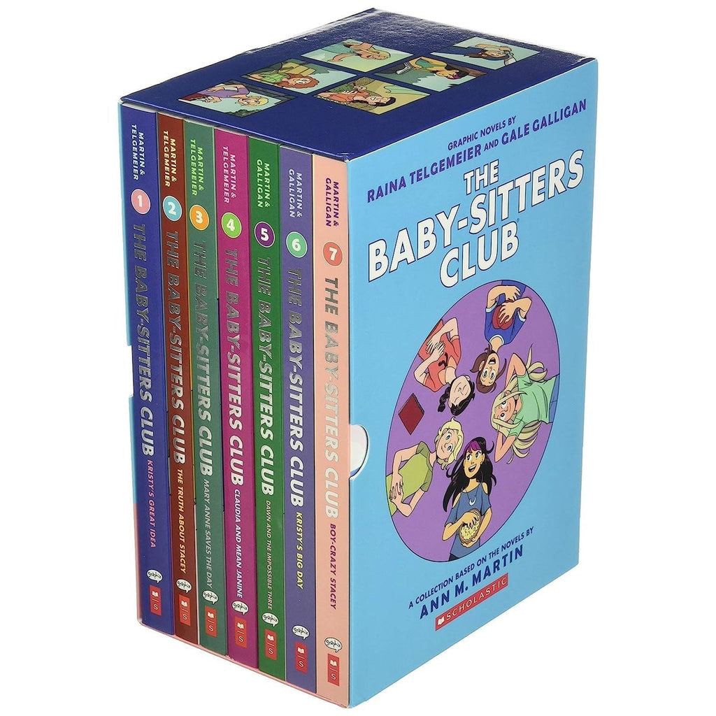 The Baby-Sitters Club #1-7 Graphic Novel Box Set (Hardcover)