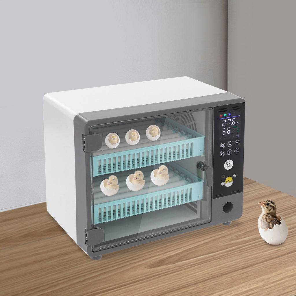 ToppiJoy 55W 24 Egg Incubator, Egg Incubator with 90 Minutes Automatic