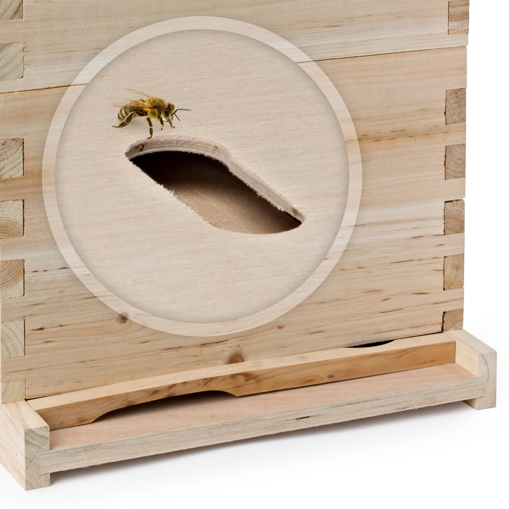 Honey Keeper Beehive 20 Frame Complete Box Kit (10 Deep and 10 Medium)
