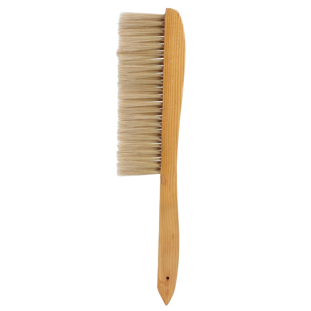 Riousery Double Row Long Handle Beekeeping Brush Wooden Beehive Sweepi